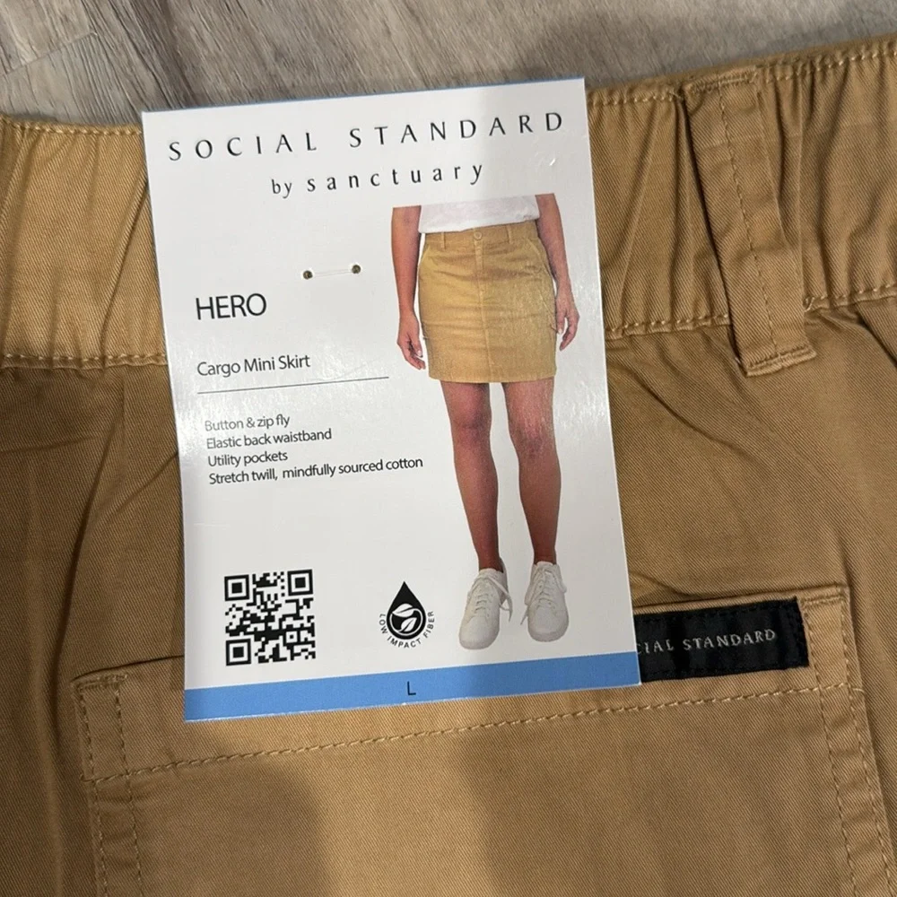 Social Standard by Sanctuary Tan Hero Cargo Mini Skirt